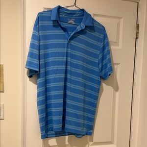 Under Armour Men's Polo in Blue Stripes